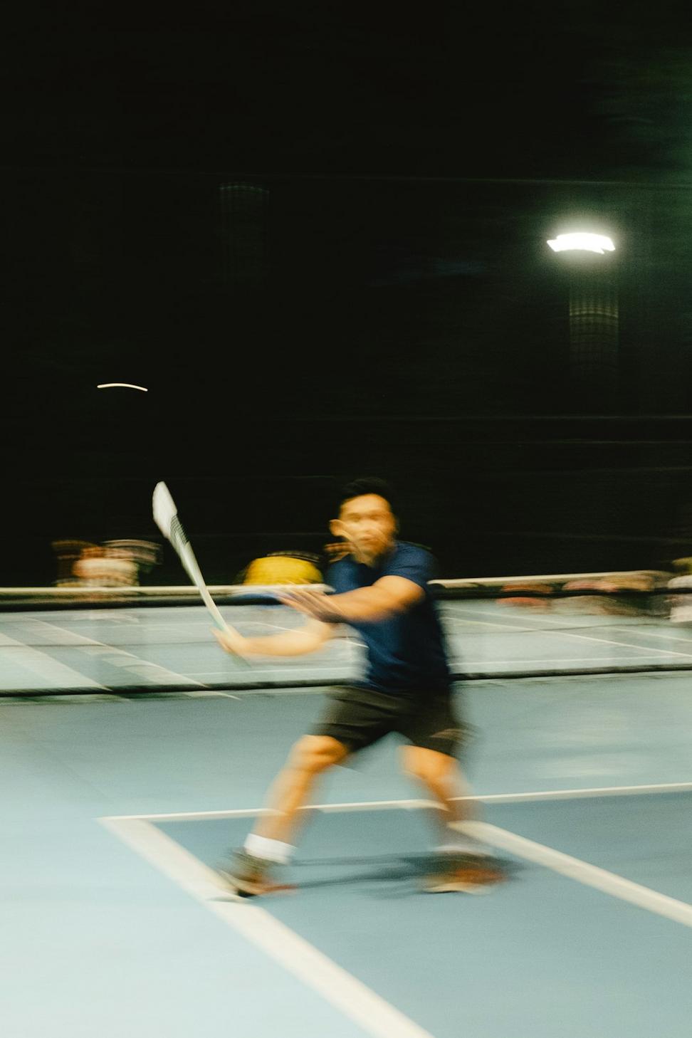 Badminton match